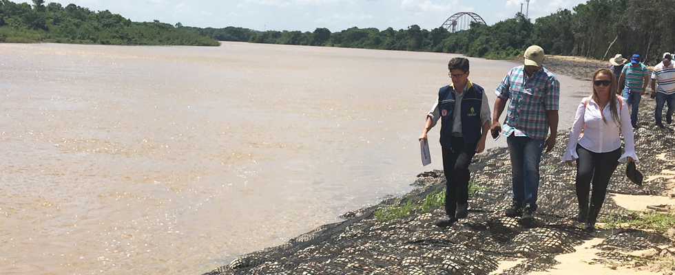 Obra de prevención y mitigación del riesgo de inundación en el municipio de Cravo Norte, Arauca.