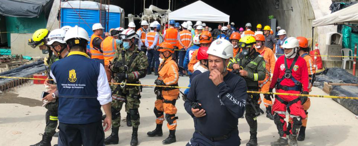Sistema Nacional de Gestión del Riesgo de Desastres, finaliza proceso de búsqueda y rescate en la vía Bogotá - Villavicencio.