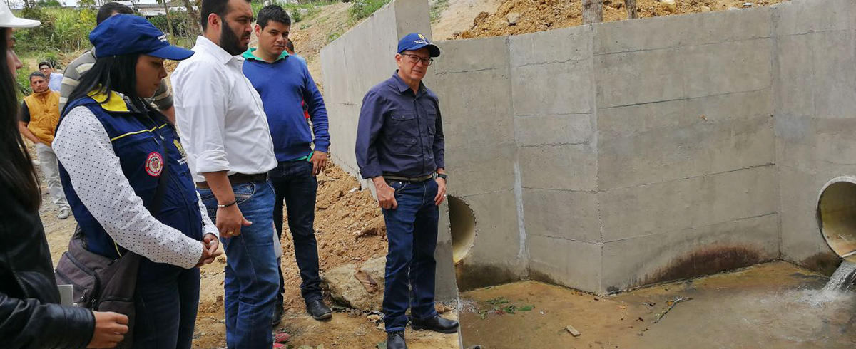 Construcción de las obras de protección y control de erosión y socavación en Toledo, Norte de Santander.