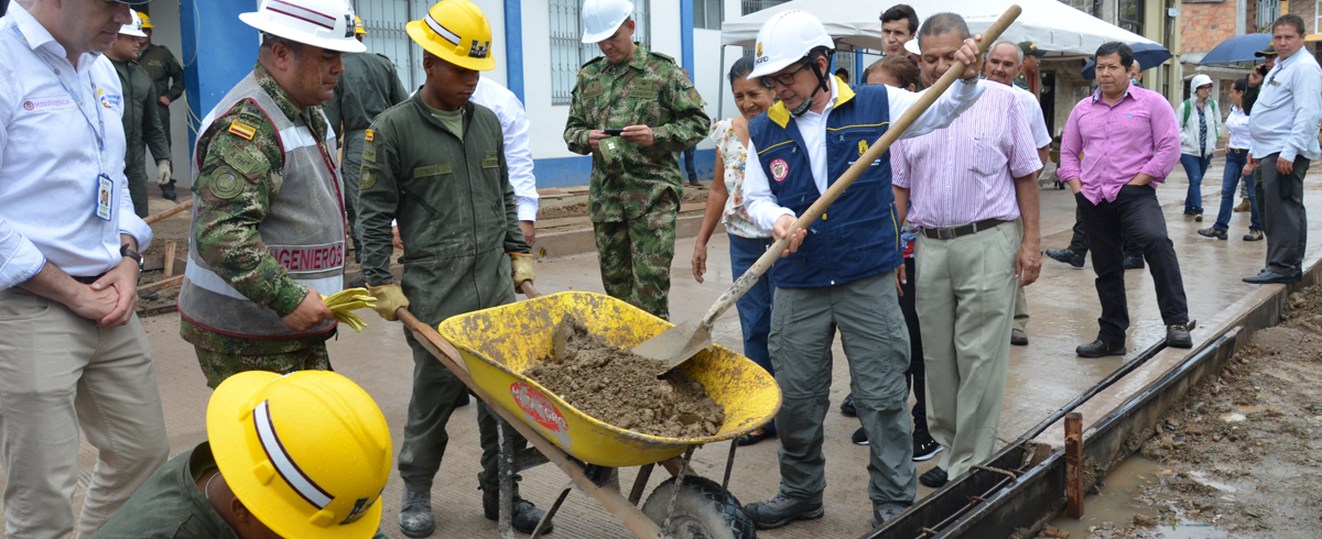 Gobierno Nacional realizó seguimiento a las obras de reconstrucción de Mocoa.