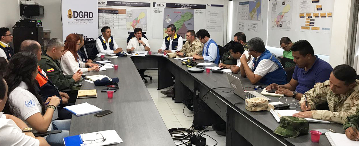 Director de la UNGRD realizó seguimiento al Registro Administrativo Migratorio de Venezolanos en La Guajira.