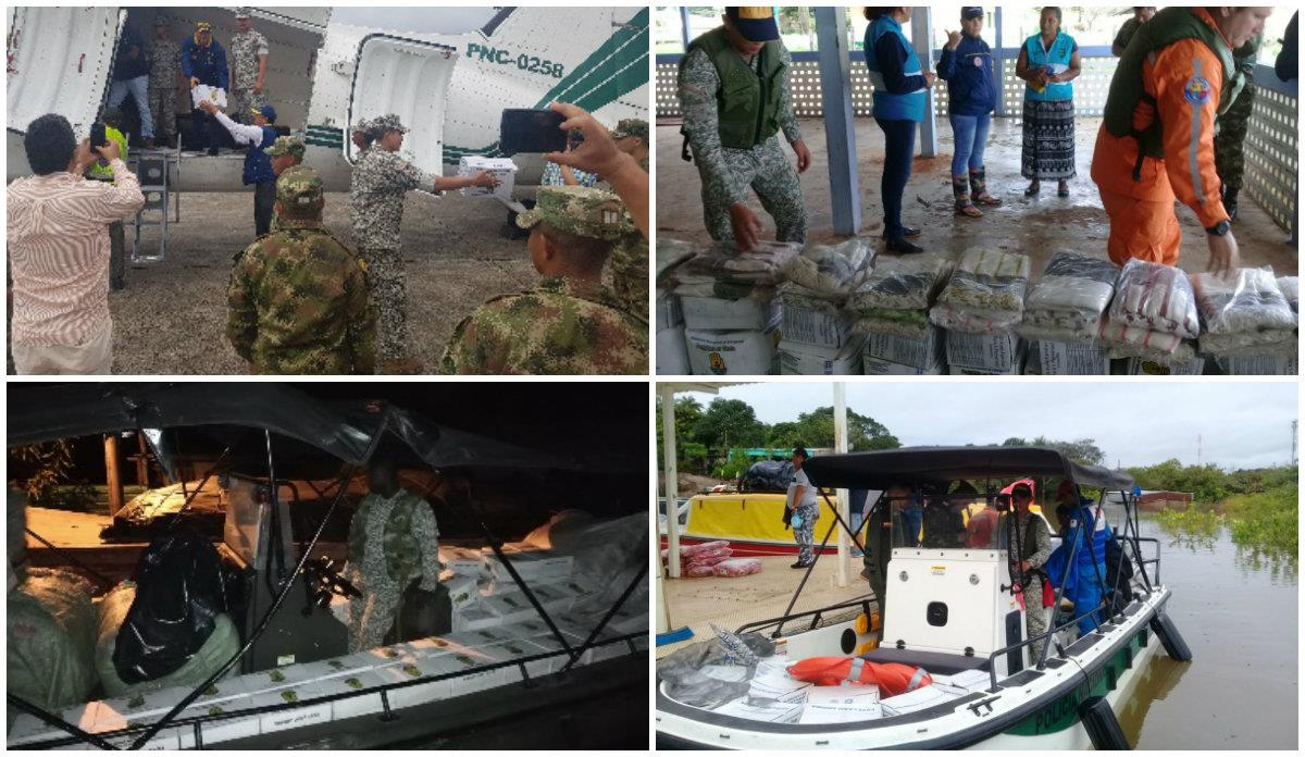Arranca misión por el río Guaviare para atender afectados por inundación en Orinoquía