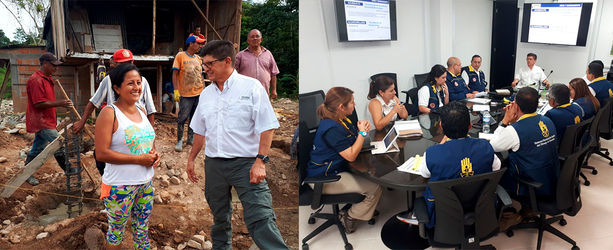 UNGRD realiza seguimiento permanente al proceso de reconstrucción en Mocoa