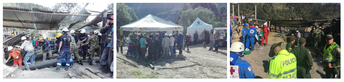 Sistema Nacional para la Gestión del Riesgo de Desastres apoya acciones de respuesta en mina de Boyacá.