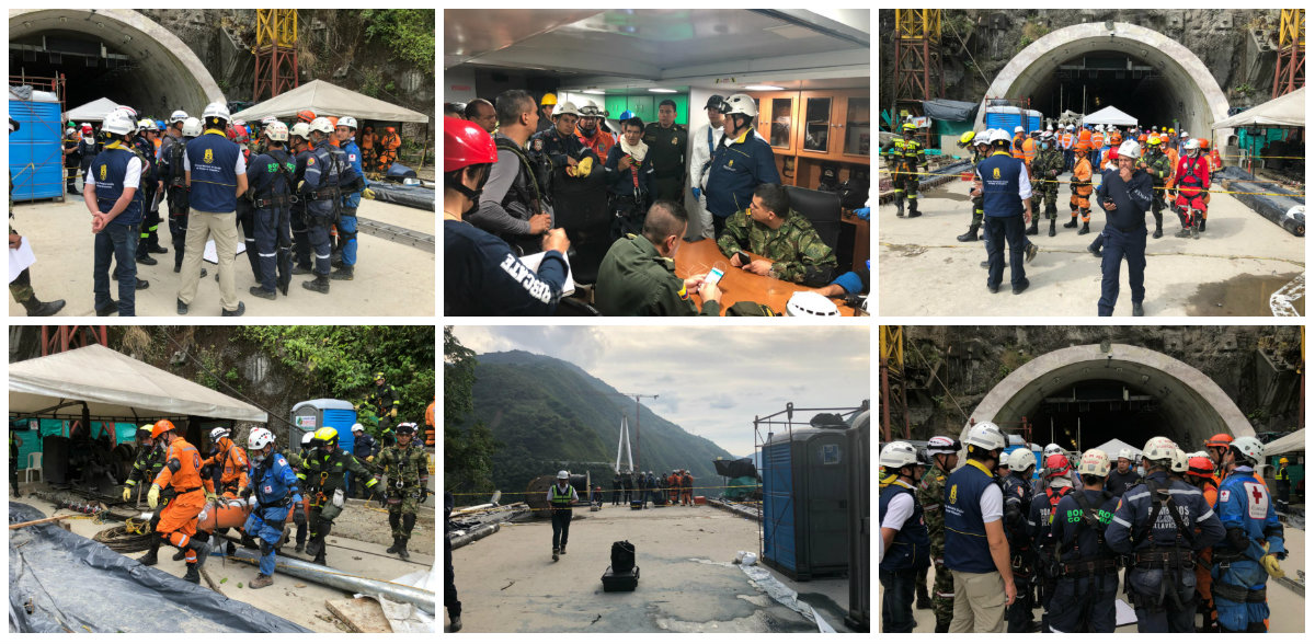 Finalizan labores de búsqueda y rescate tras colapso de puente en vía Bogotá - Villavicencio.